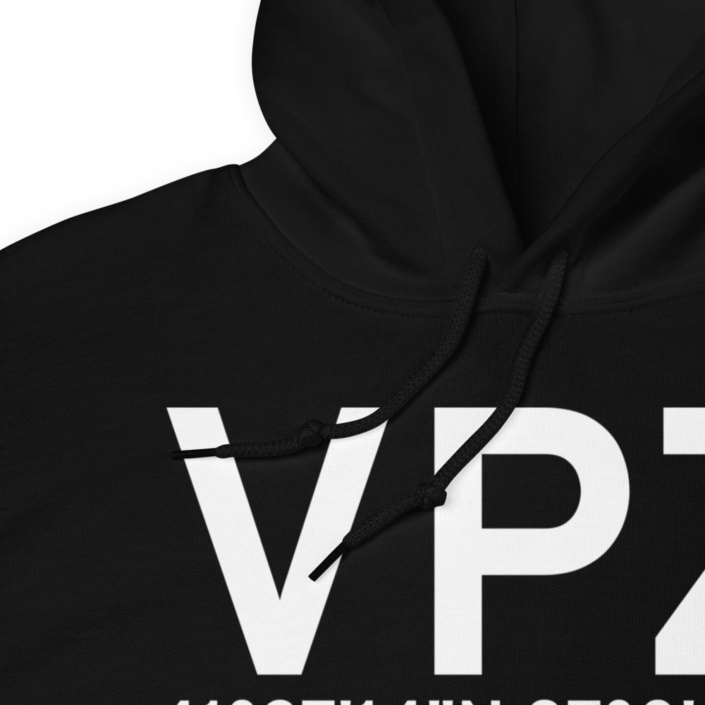 Valparaiso (KVPZ) Airport Hoodie Sweatshirt 