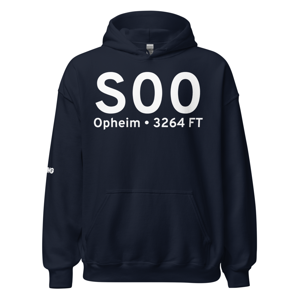 Opheim (S00) Airport Hoodie Sweatshirt 