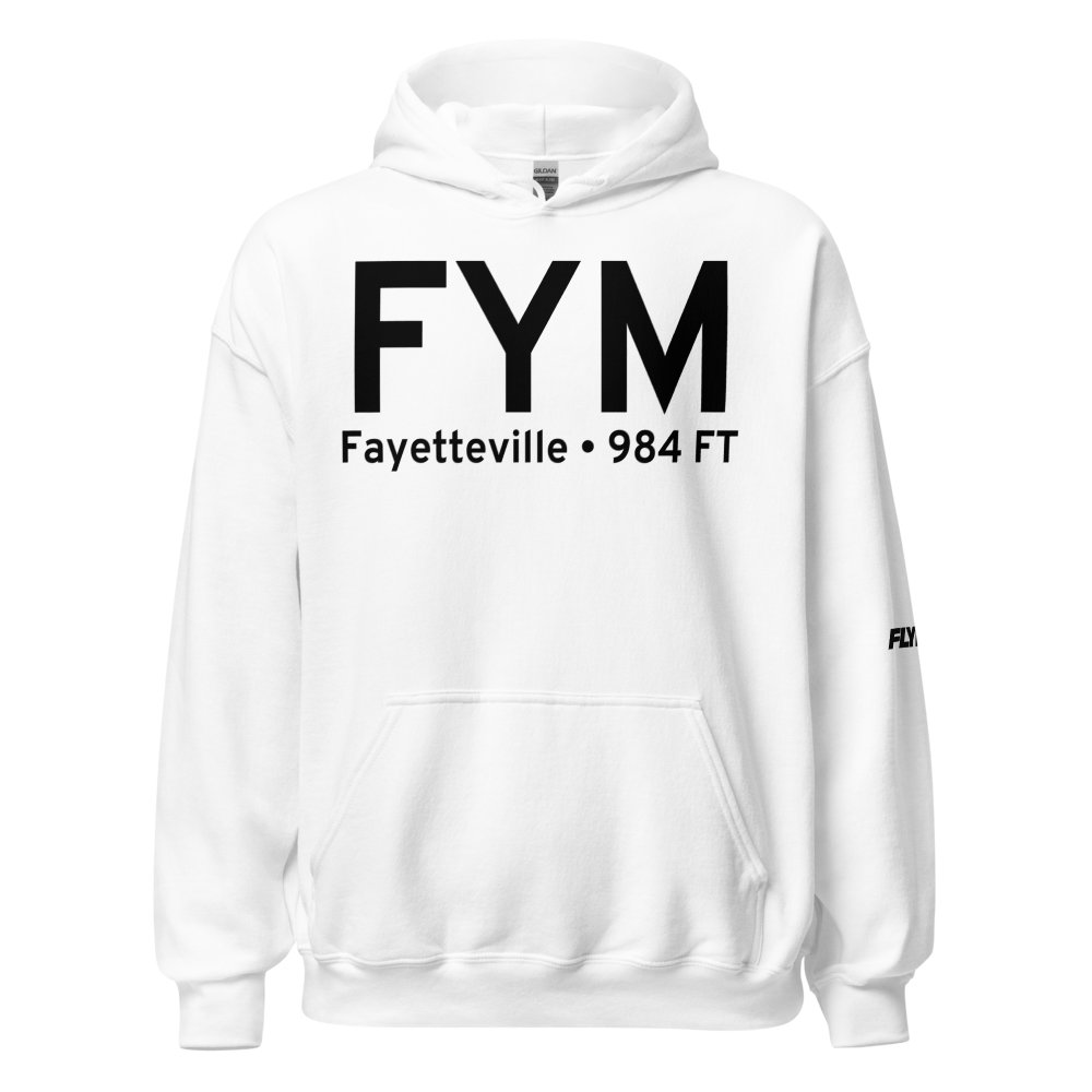 Fayetteville (KFYM) Airport Hoodie Sweatshirt 