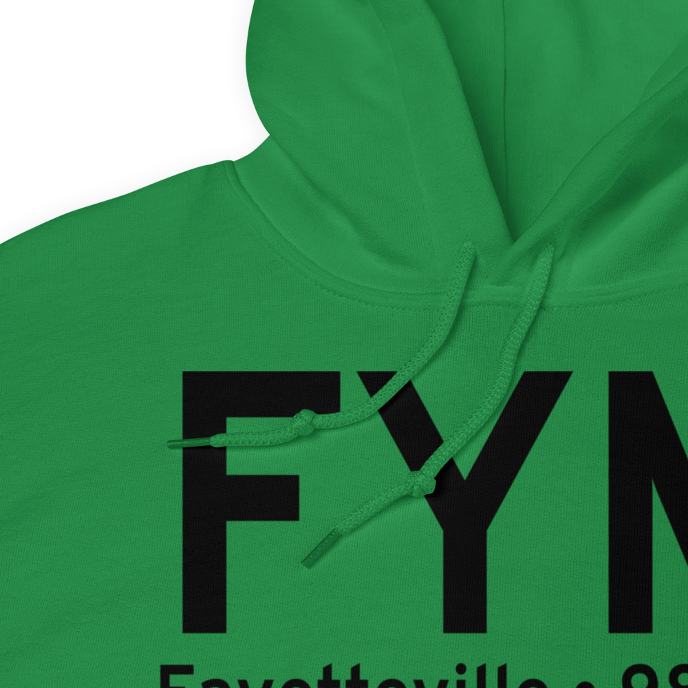 Fayetteville (KFYM) Airport Hoodie Sweatshirt 