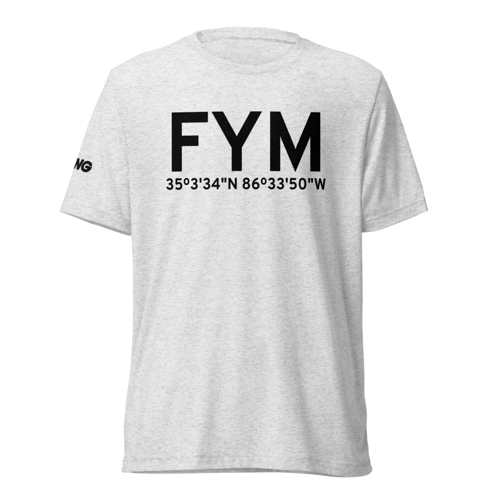 Fayetteville (KFYM) Airport Tri-blend T-Shirt 
