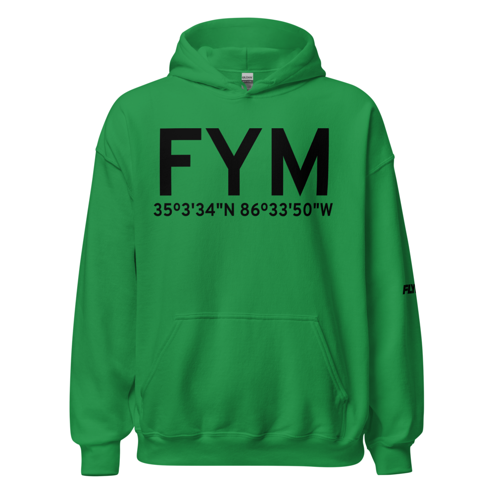 Fayetteville (KFYM) Airport Hoodie Sweatshirt 