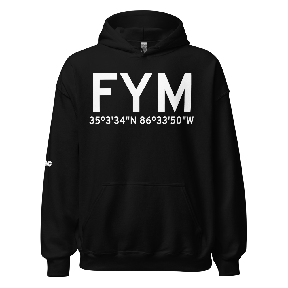 Fayetteville (KFYM) Airport Hoodie Sweatshirt 