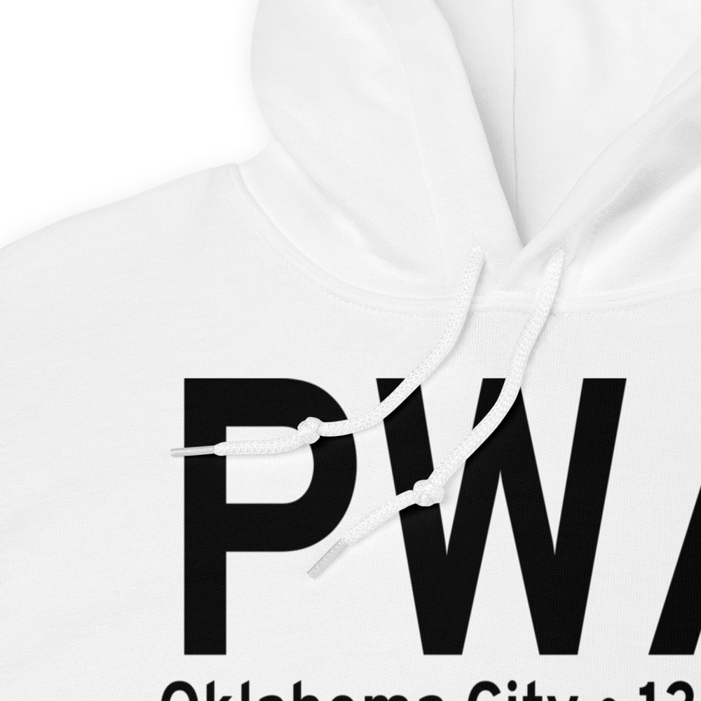 Oklahoma City (KPWA) Airport Hoodie Sweatshirt 