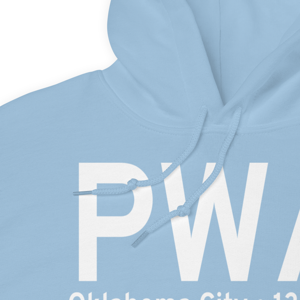 Oklahoma City (KPWA) Airport Hoodie Sweatshirt 