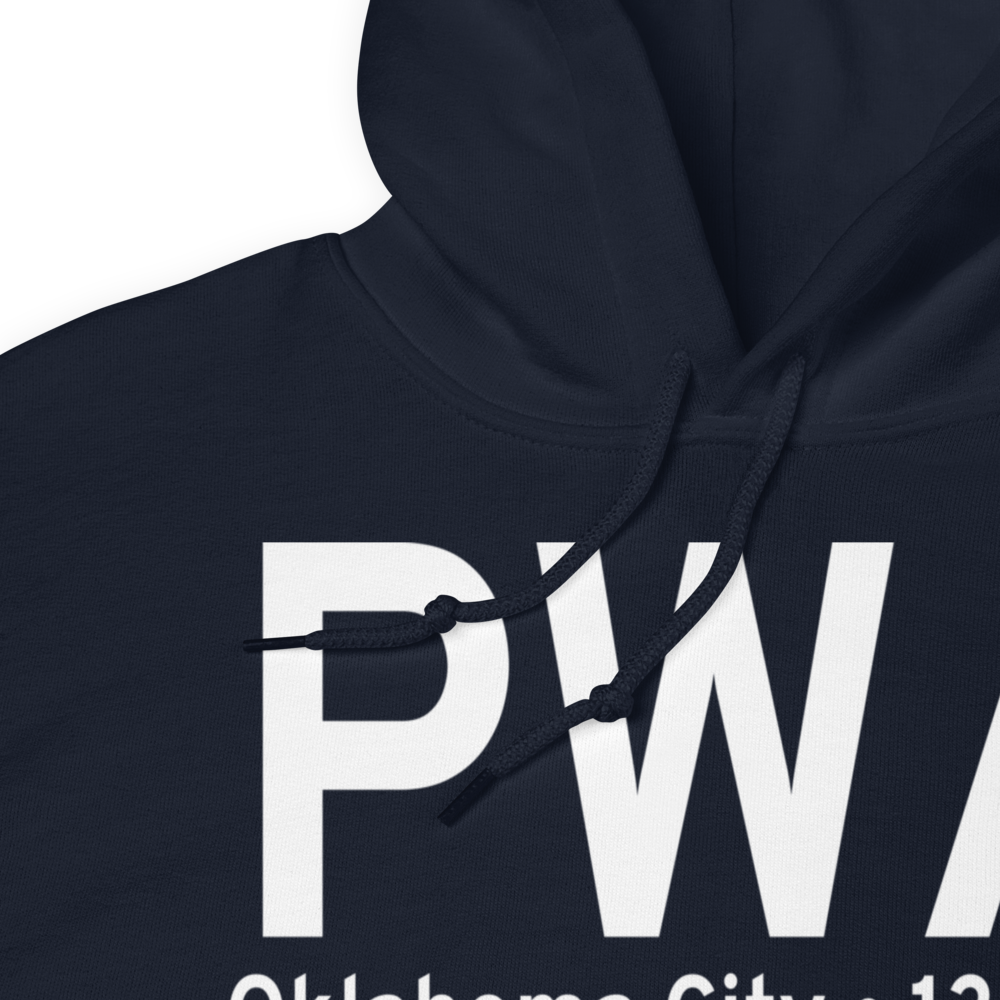 Oklahoma City (KPWA) Airport Hoodie Sweatshirt 