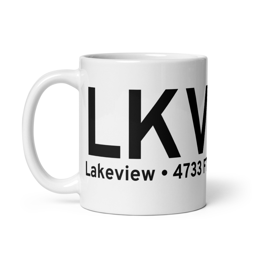 Lakeview (KLKV) Airport Mug 