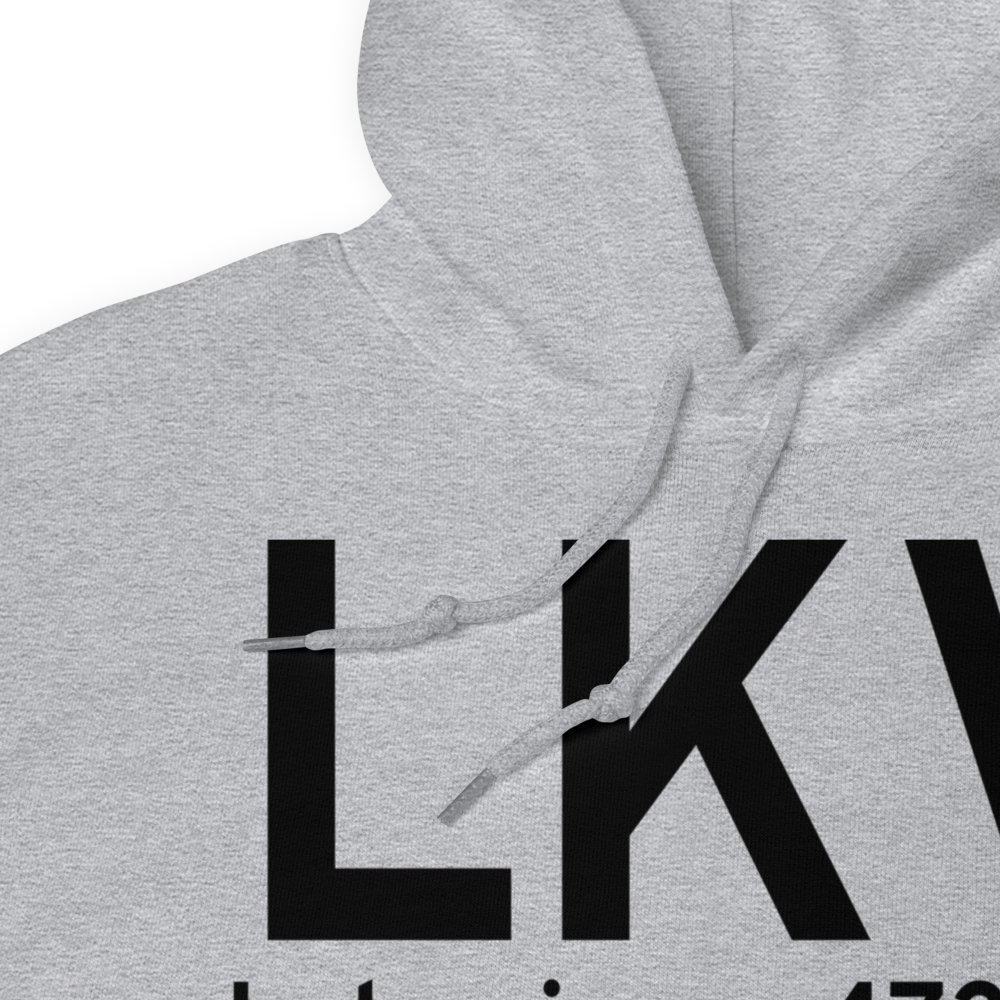 Lakeview (KLKV) Airport Hoodie Sweatshirt 