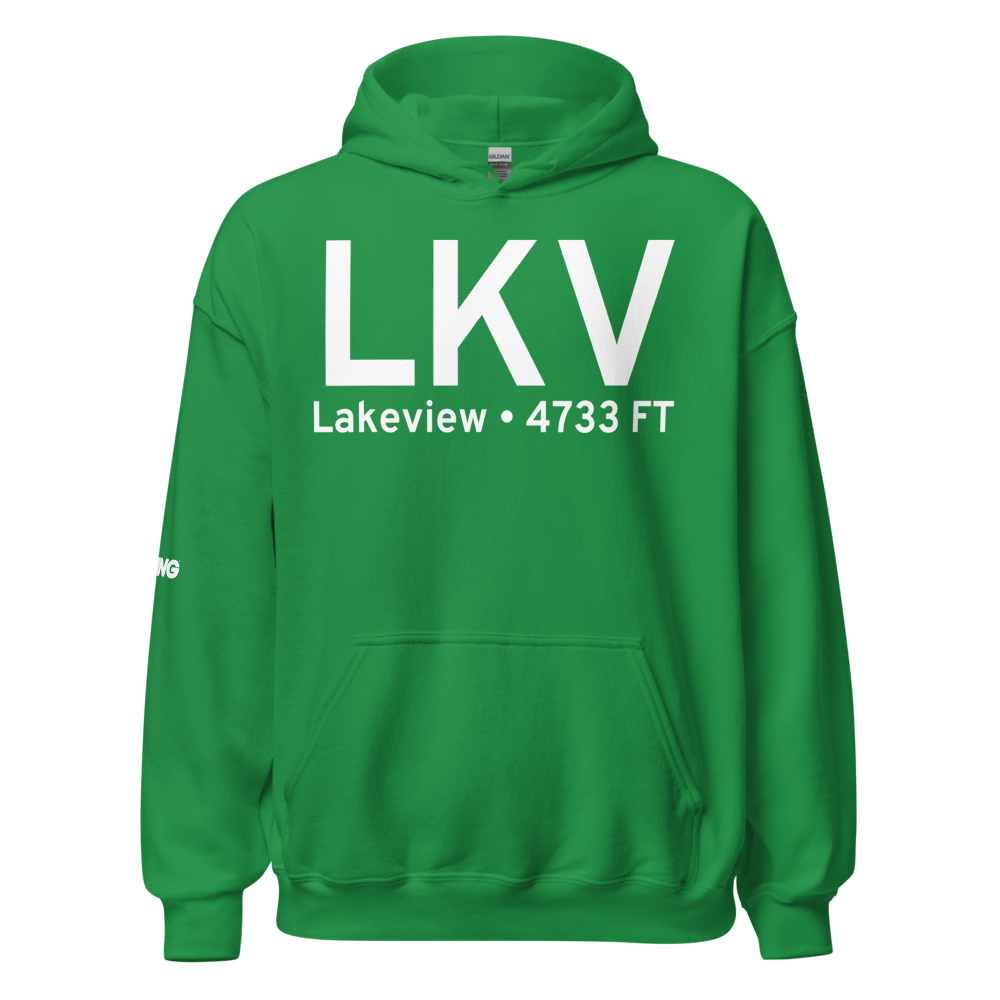 Lakeview (KLKV) Airport Hoodie Sweatshirt 