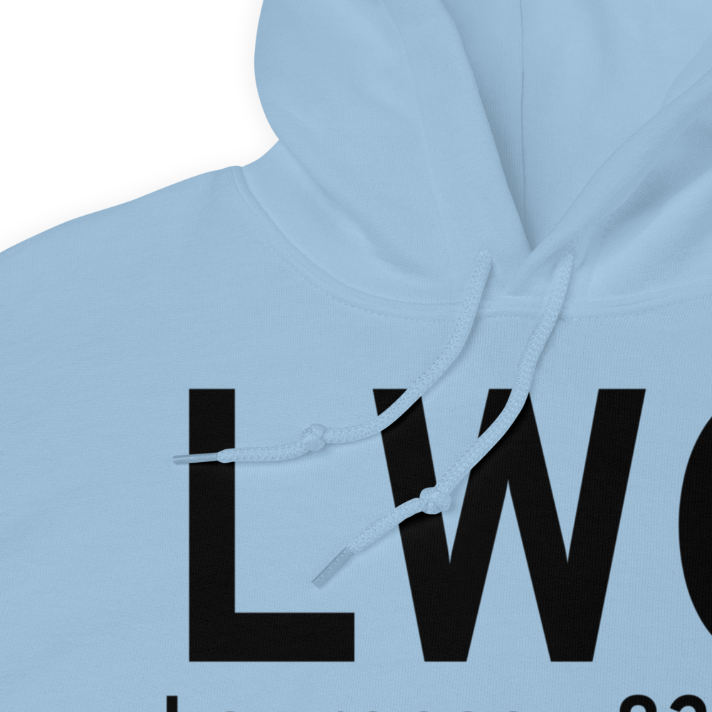 Lawrence (KLWC) Airport Hoodie Sweatshirt 