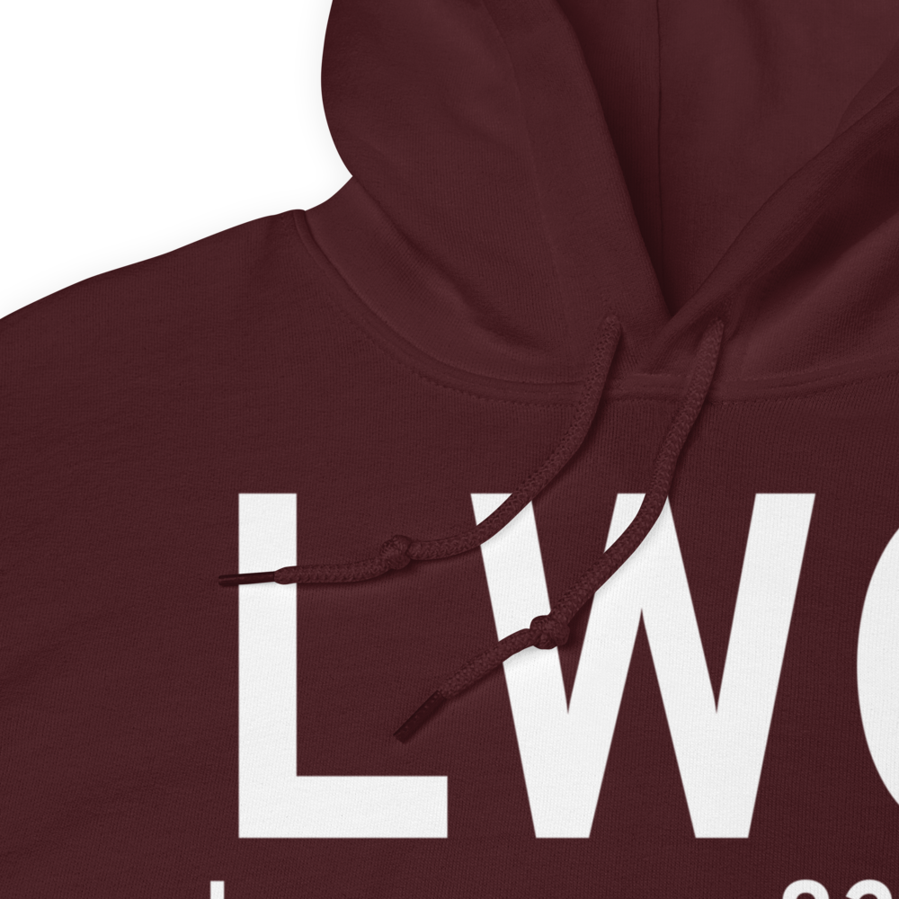 Lawrence (KLWC) Airport Hoodie Sweatshirt 
