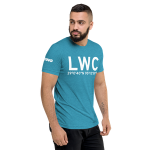 Lawrence (KLWC) Airport Tri-blend T-Shirt