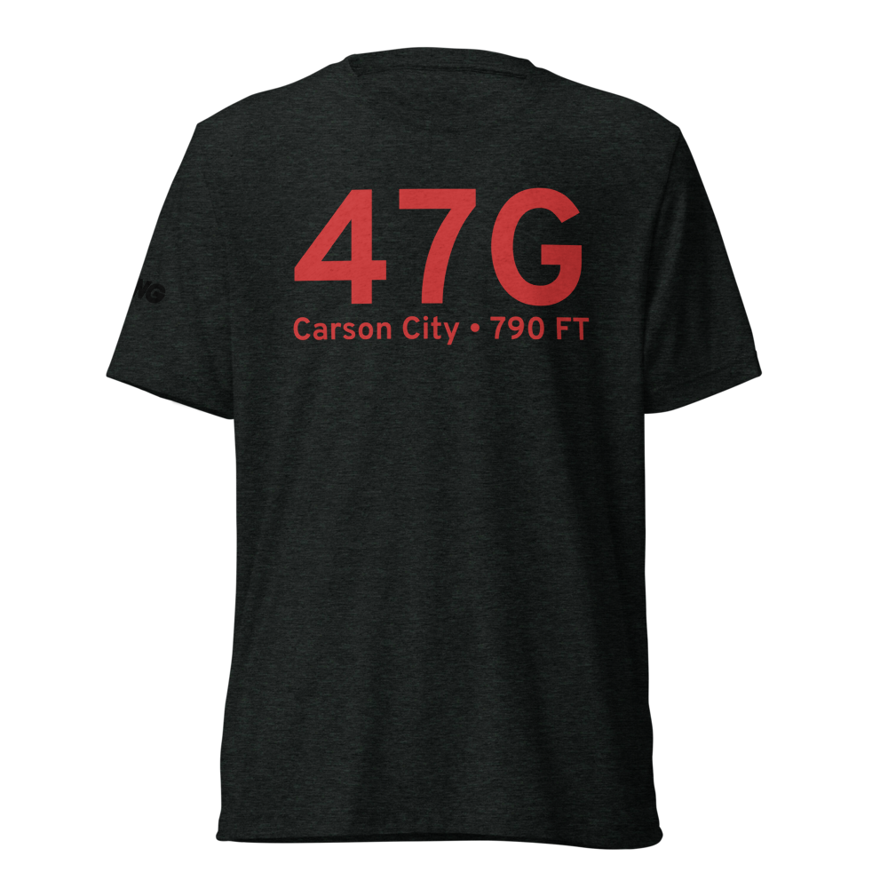 Carson City (47G) Airport Tri-blend T-Shirt 