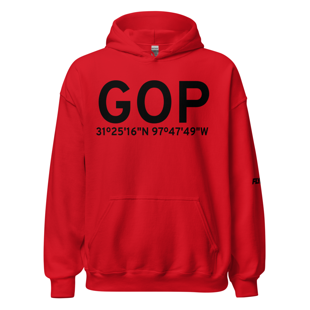 Gatesville (KGOP) Airport Hoodie Sweatshirt 