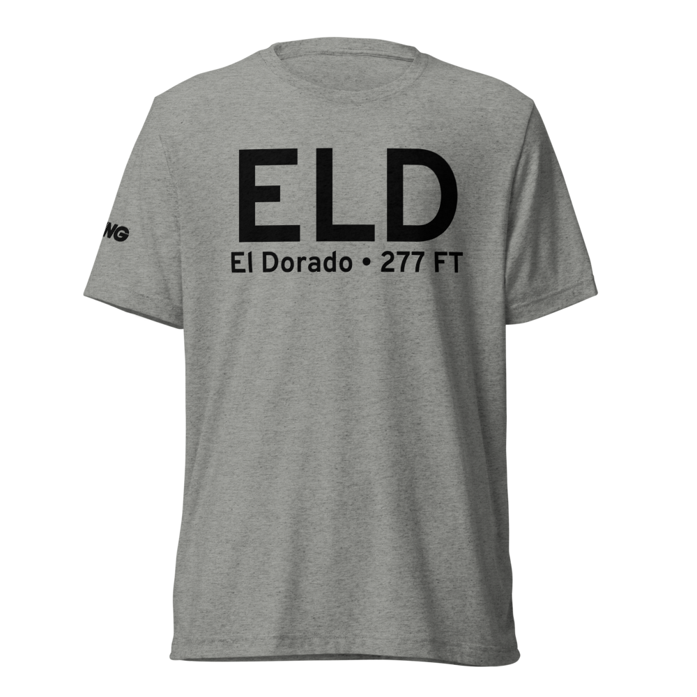 El Dorado (KELD) Airport Tri-blend T-Shirt 