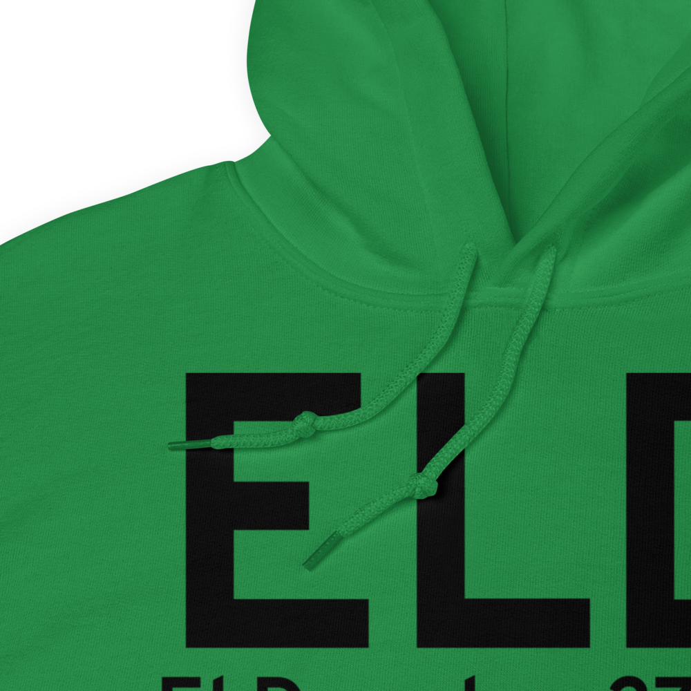 El Dorado (KELD) Airport Hoodie Sweatshirt 