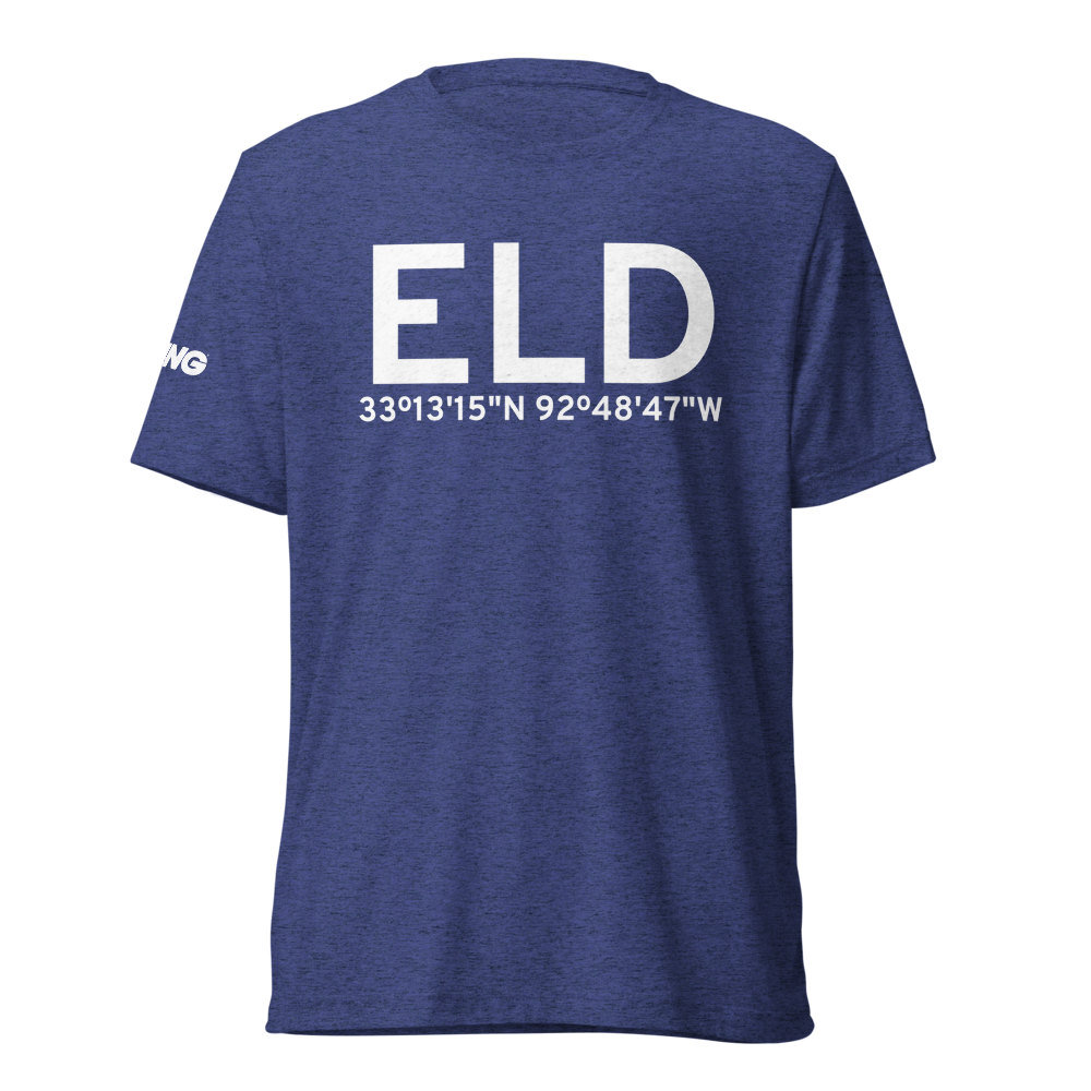 El Dorado (KELD) Airport Tri-blend T-Shirt 