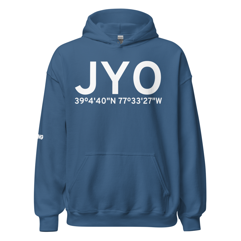 Leesburg (KJYO) Airport Hoodie Sweatshirt 
