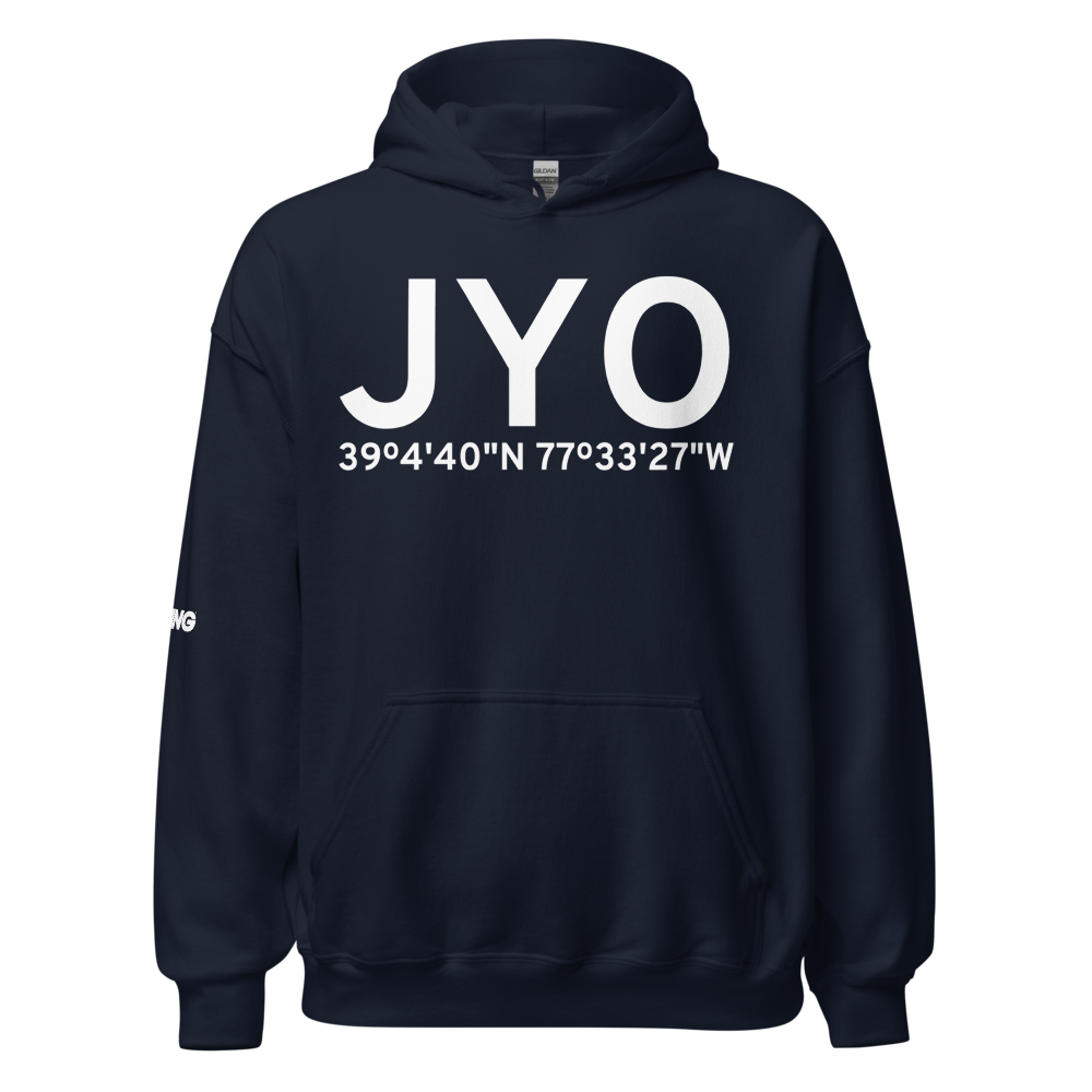 Leesburg (KJYO) Airport Hoodie Sweatshirt 