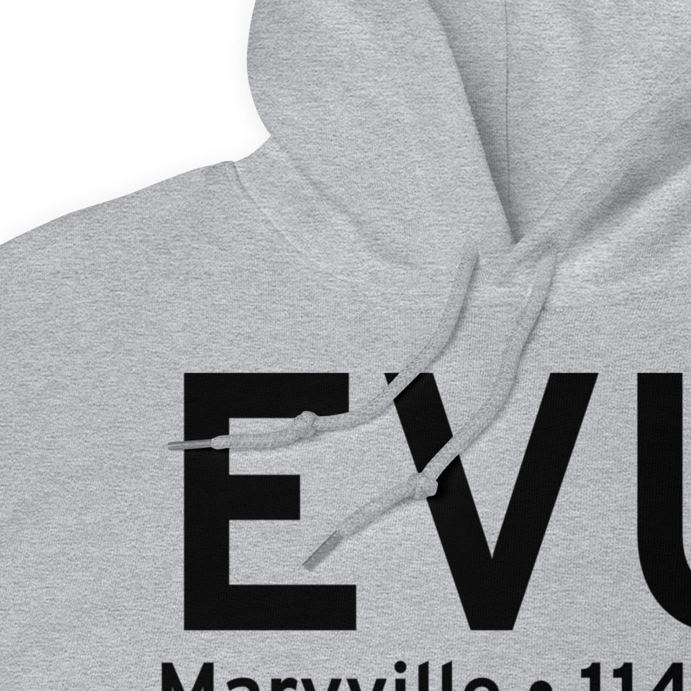 Maryville (KEVU) Airport Hoodie Sweatshirt 