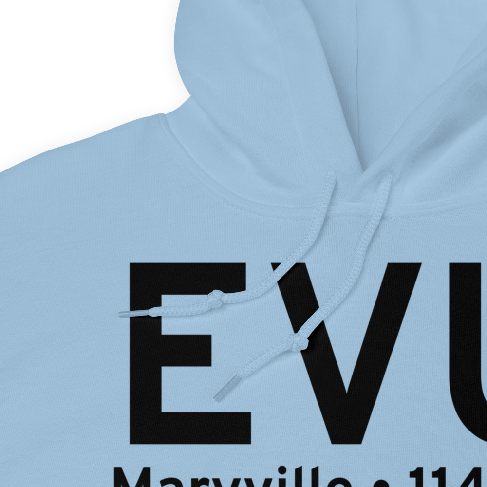 Maryville (KEVU) Airport Hoodie Sweatshirt 