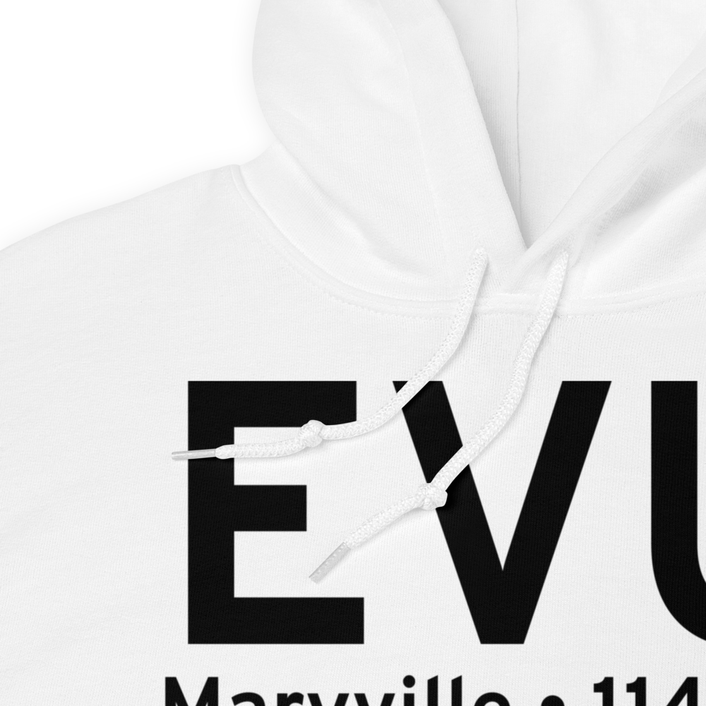 Maryville (KEVU) Airport Hoodie Sweatshirt 