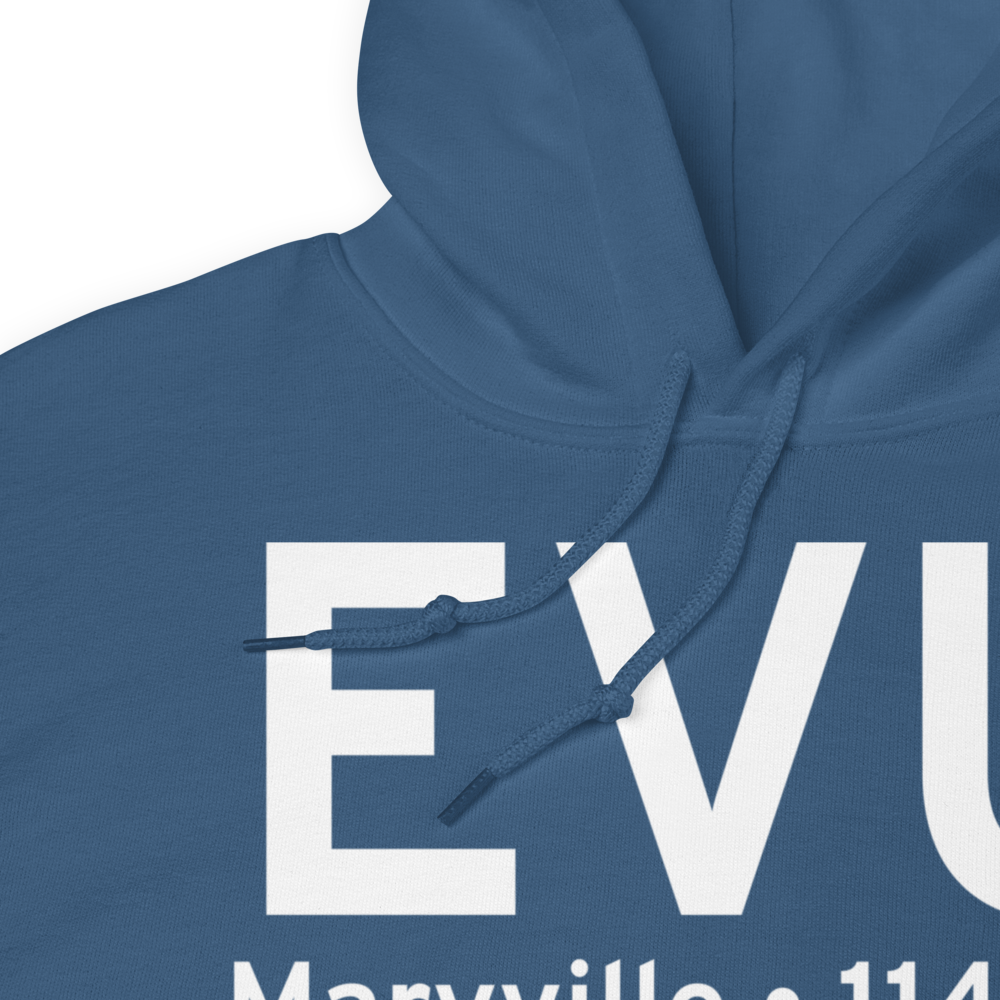 Maryville (KEVU) Airport Hoodie Sweatshirt 