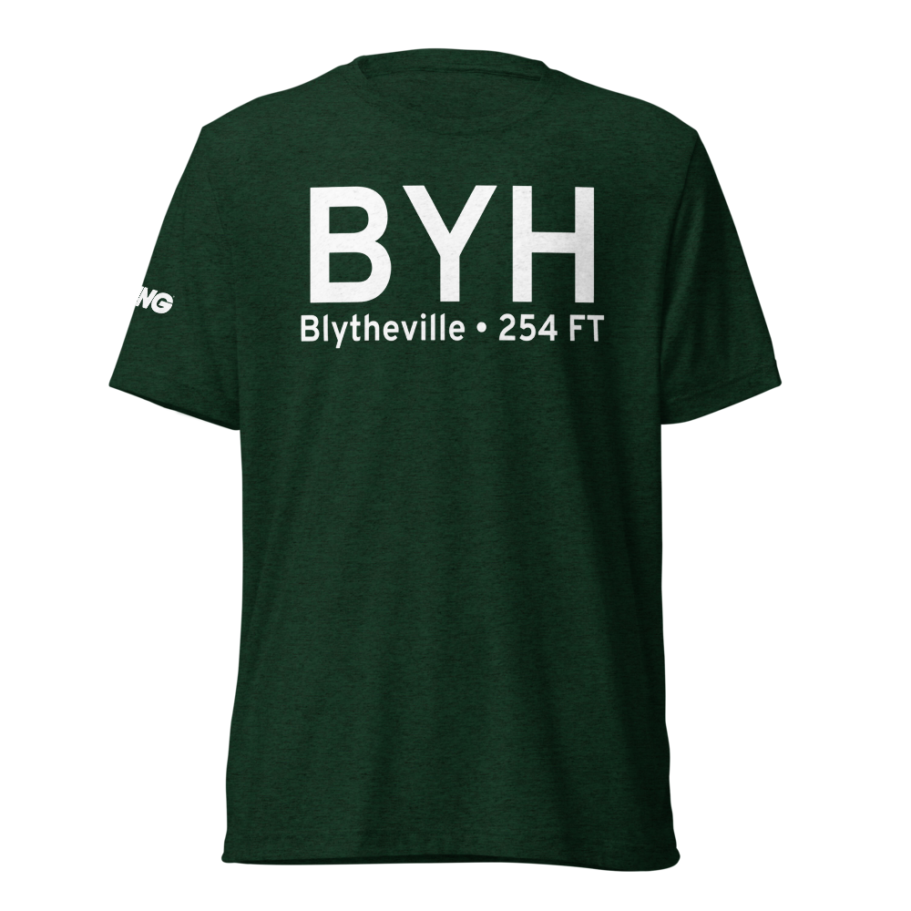 Blytheville (KBYH) Airport Tri-blend T-Shirt 