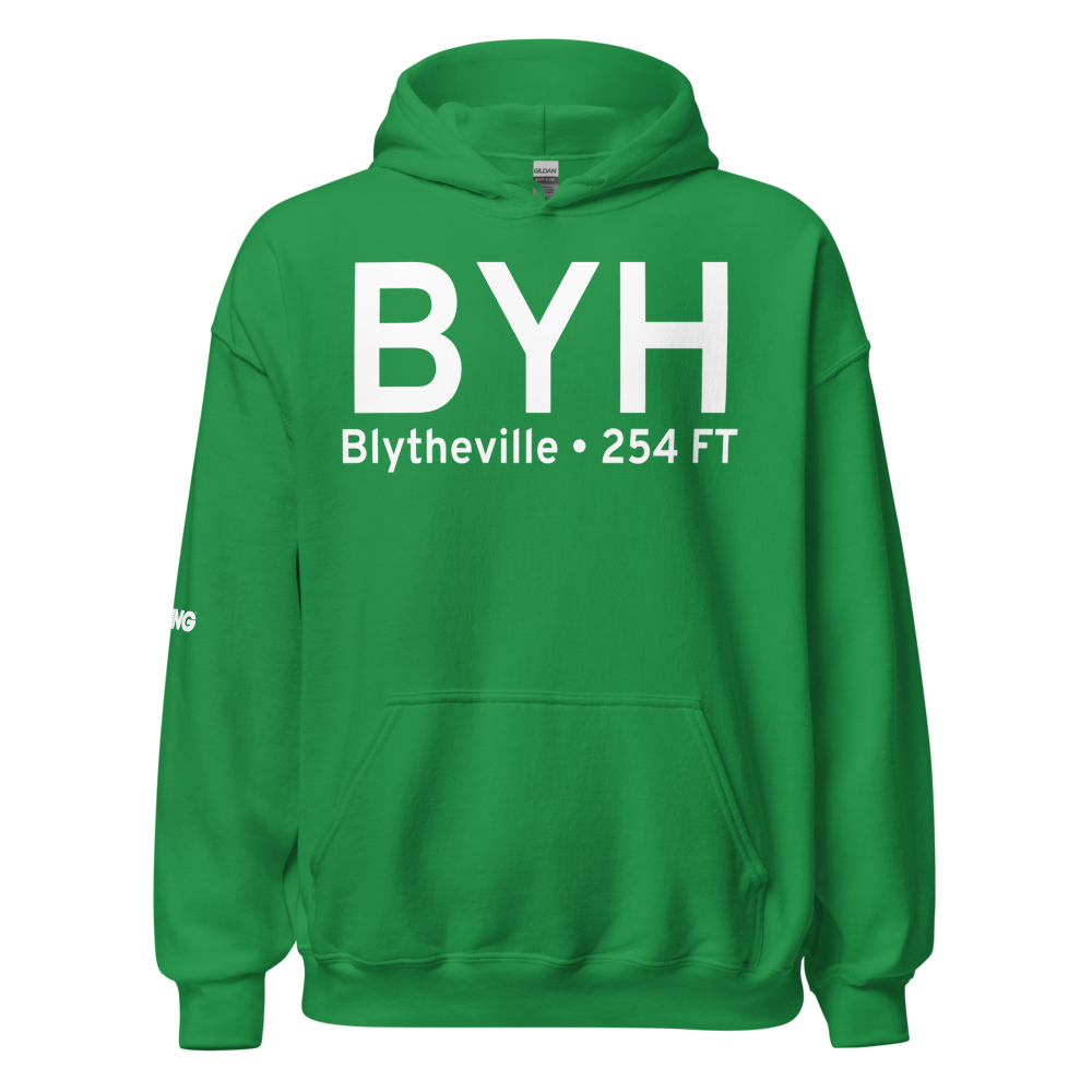 Blytheville (KBYH) Airport Hoodie Sweatshirt 