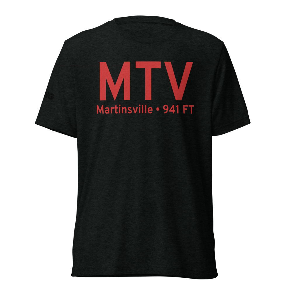 Martinsville (KMTV) Airport Tri-blend T-Shirt 