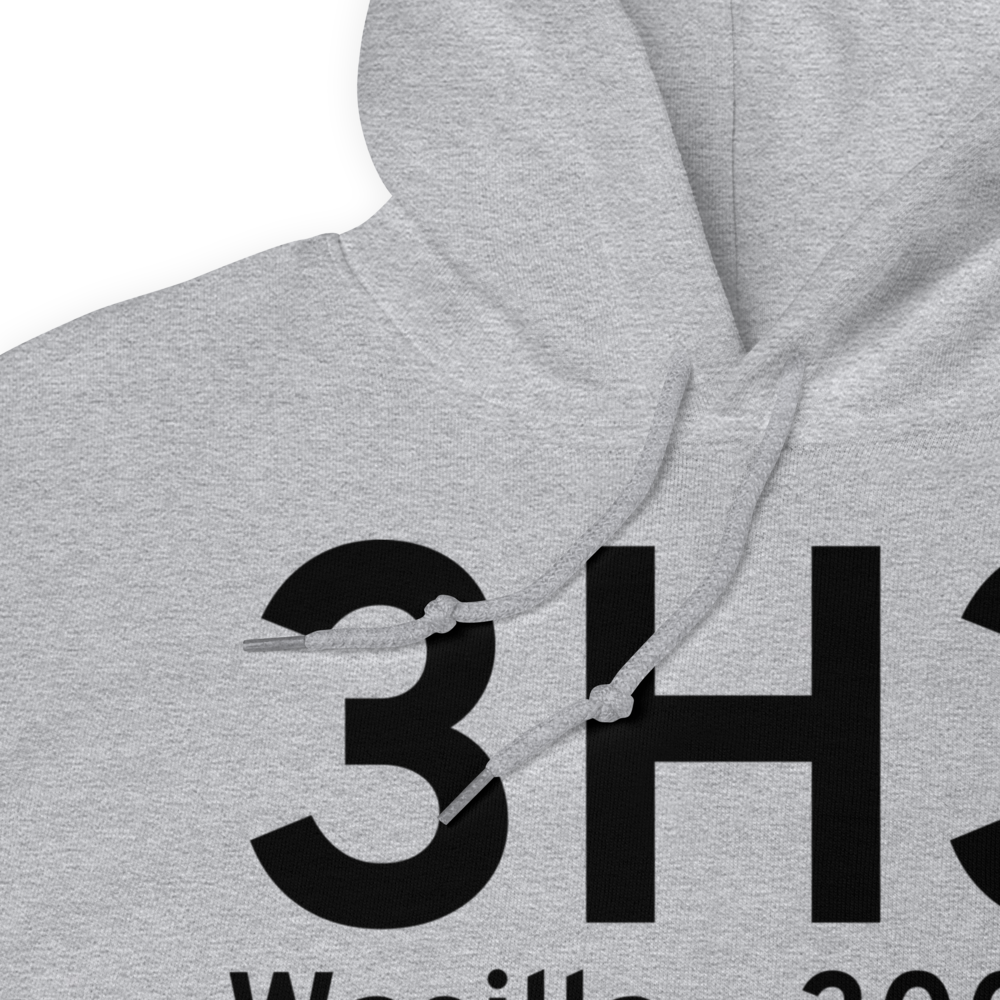 Wasilla (3H3) Airport Hoodie Sweatshirt 