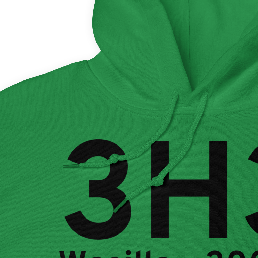 Wasilla (3H3) Airport Hoodie Sweatshirt 