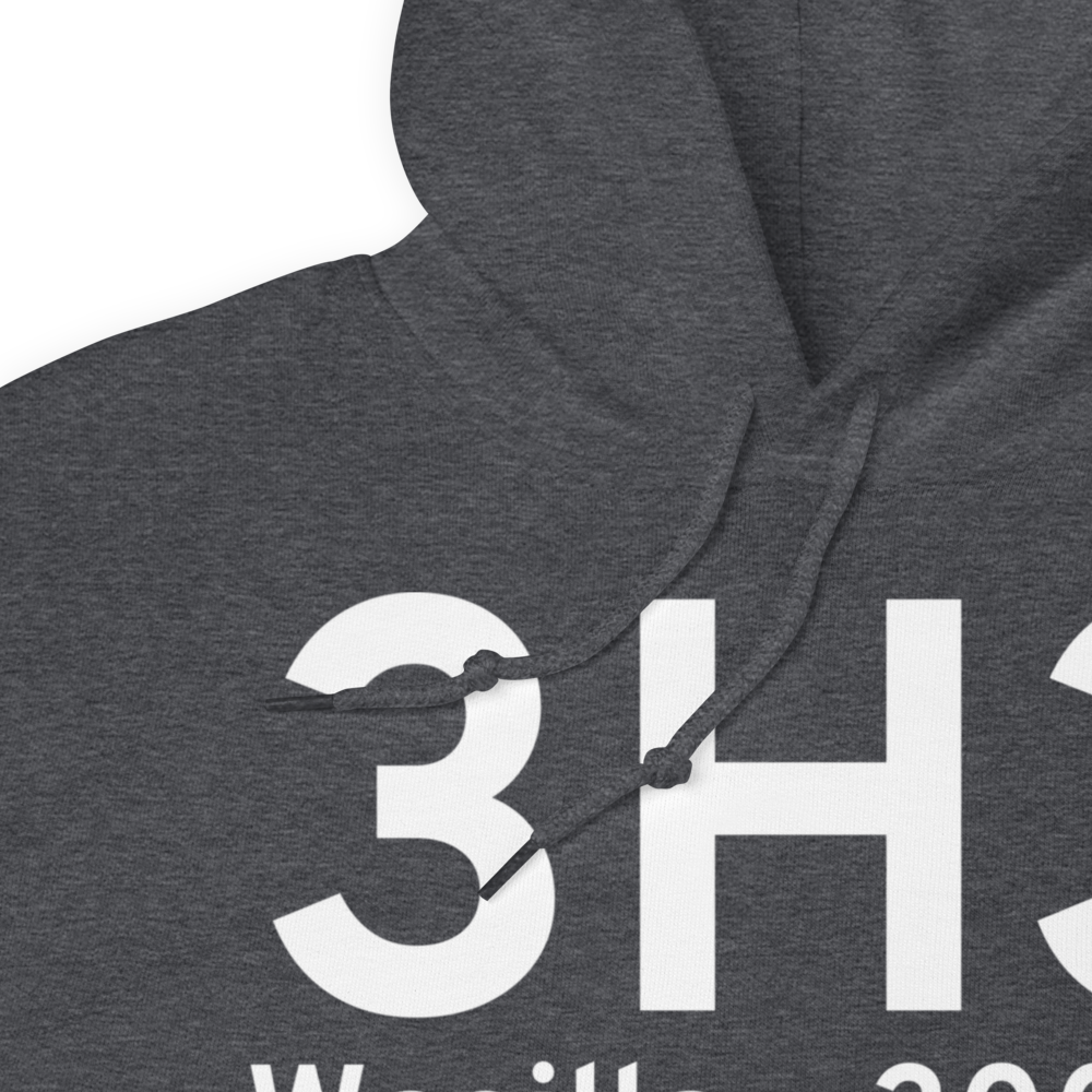 Wasilla (3H3) Airport Hoodie Sweatshirt 