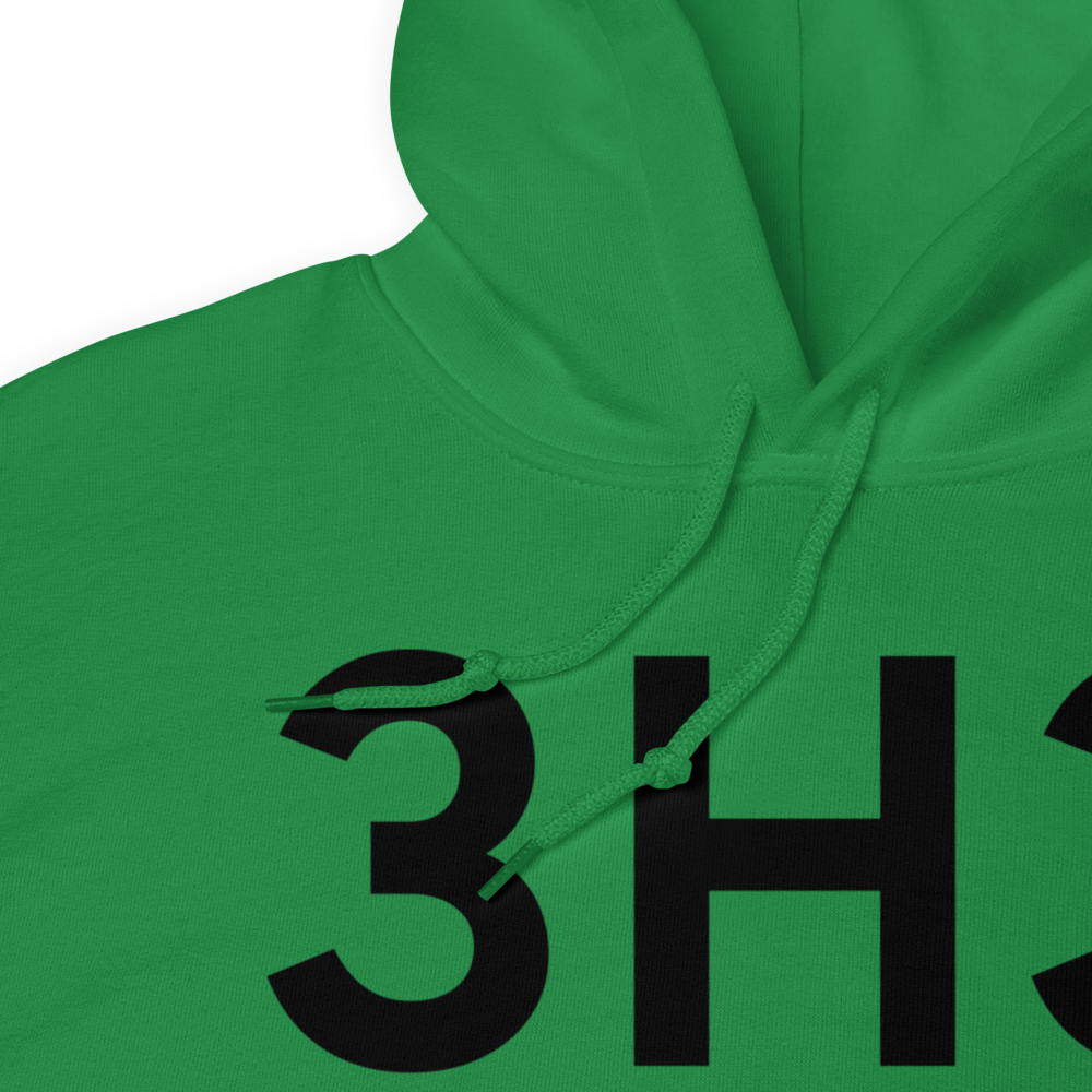 Wasilla (3H3) Airport Hoodie Sweatshirt 