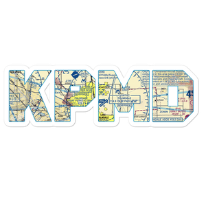 Palmdale Regional/USAF Plant 42 Airport (PMD) VFR Sectional Sticker