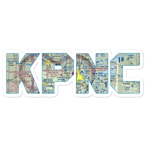 Ponca City Regional Airport (PNC) VFR Sectional Sticker