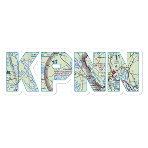 Princeton Municipal Airport (PNN) VFR Sectional Sticker