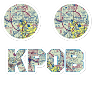 Pope Field (POB) VFR Sectional Sticker Pack