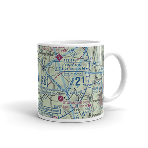 Dutchess County Airport (POU) VFR Sectional  Mug