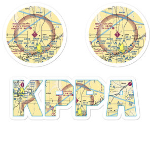 Perry Lefors Field (PPA) VFR Sectional Sticker Pack