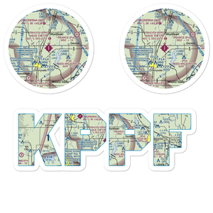 Tri-City Airport (PPF) VFR Sectional Sticker Pack