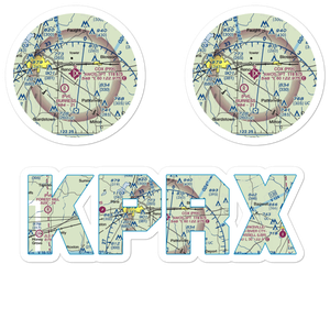 Cox Field (PRX) VFR Sectional Sticker Pack