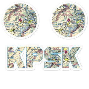 New River Valley Airport (PSK) VFR Sectional Sticker Pack