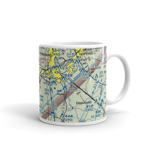 Dinwiddie County Airport (PTB) VFR Sectional  Mug