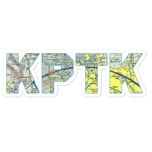 Oakland County International Airport (PTK) VFR Sectional Sticker