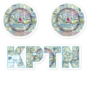Harry P Williams Memorial Airport (PTN) VFR Sectional Sticker Pack