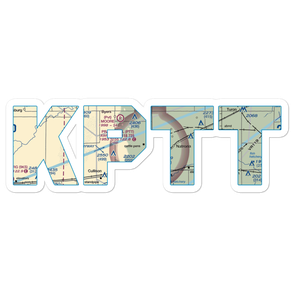 Pratt Regional Airport (PTT) VFR Sectional Sticker