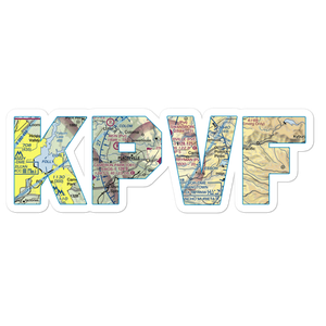 Placerville Airport (PVF) VFR Sectional Sticker