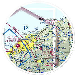 Casement Airport (PVZ) VFR Sectional Sticker (30 mile)