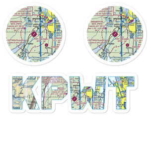 Bremerton National Airport (PWT) VFR Sectional Sticker Pack